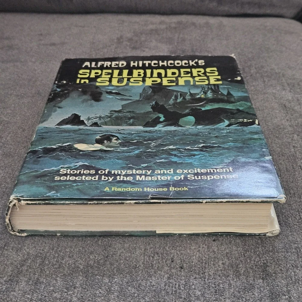 Alfred Hitchcock's Spellbinders In Suspense 1967 Hardcover‎ Book READ